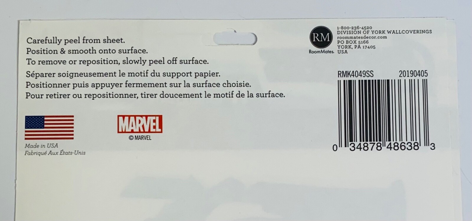 Marvel AVENGERS 11 Sticker Wall Decals CAPTAIN AMERICA Marvel IRON MAN Hulk THOR