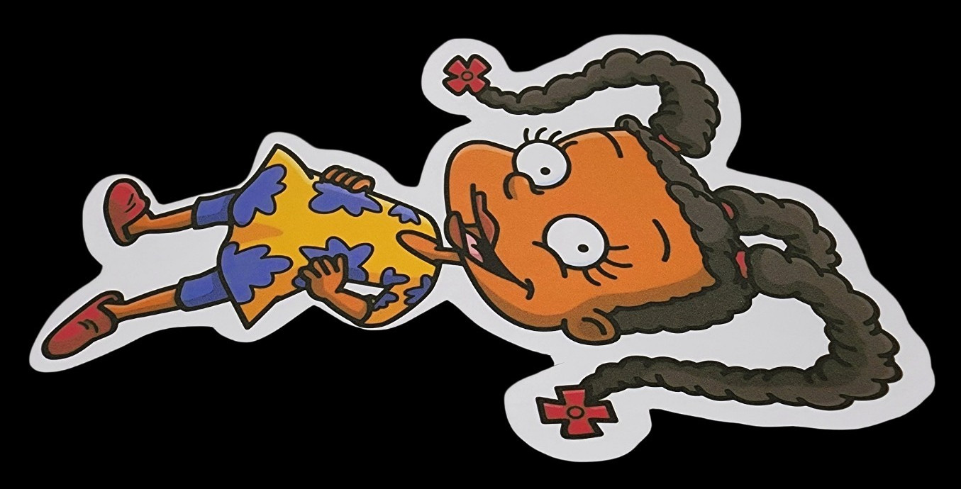 Susie Carmichael Rugrats Inspired Waterproof Car Decal Vinyl Sticker Cartoon