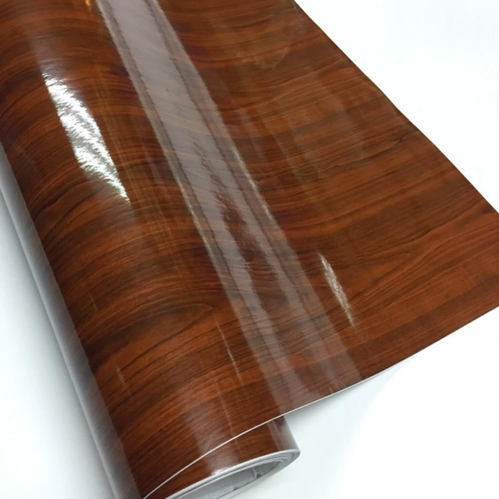 Wood Grain Vinyl Wrap Sticker Decal Car Internal Wraps Self Adhesive DIY Film