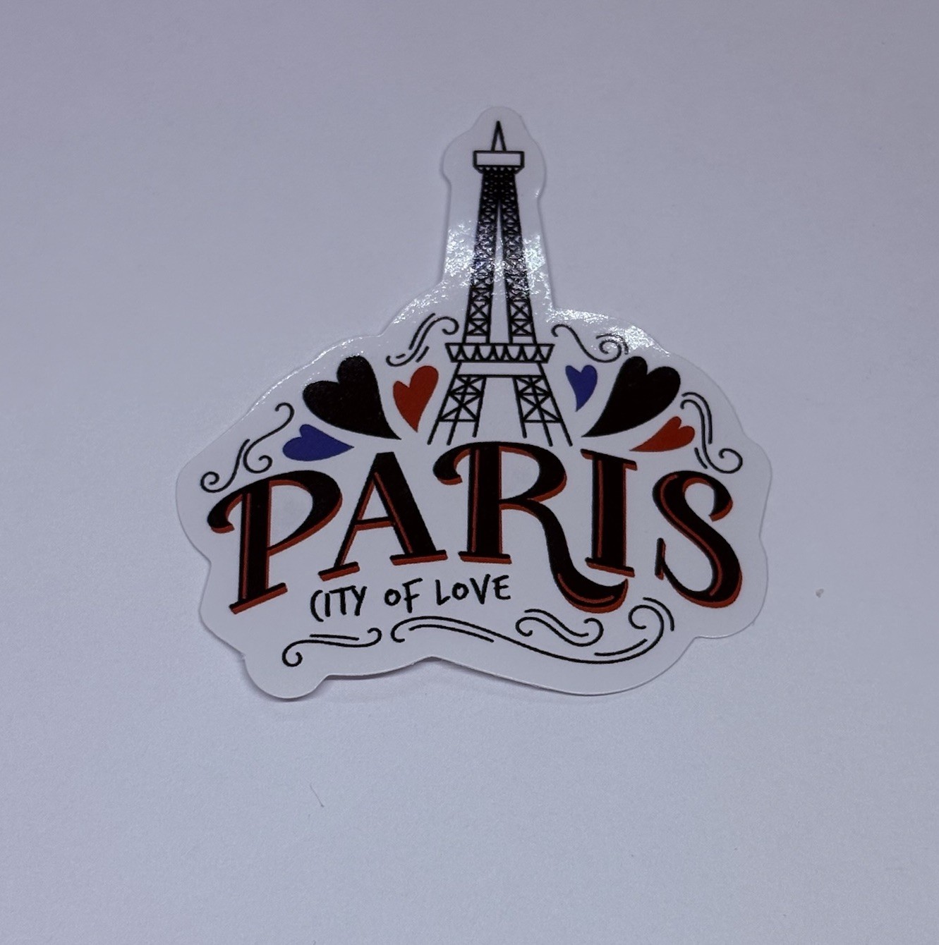 “City Of Love” Sticker Travel Paris Tour Art Decal Vinyl Souvenir Tc9