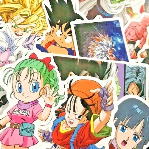 50 Random Dragon Ball Z GT Laptop PS XBOX Phone Character Decal Sticker Pack Set