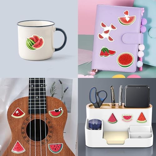 50PCs Stickers Pack, Vinyl Fruit Stickers Watermelon
