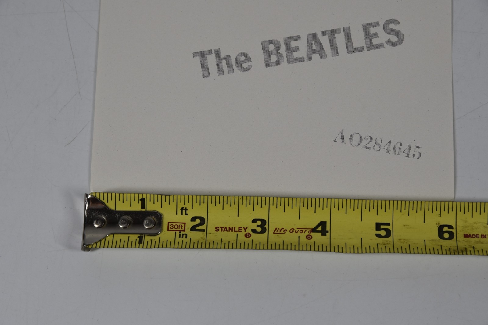 Vintage Beatles White Album Insert Cover Art 6" Art Print 45 Record Paper ONLY