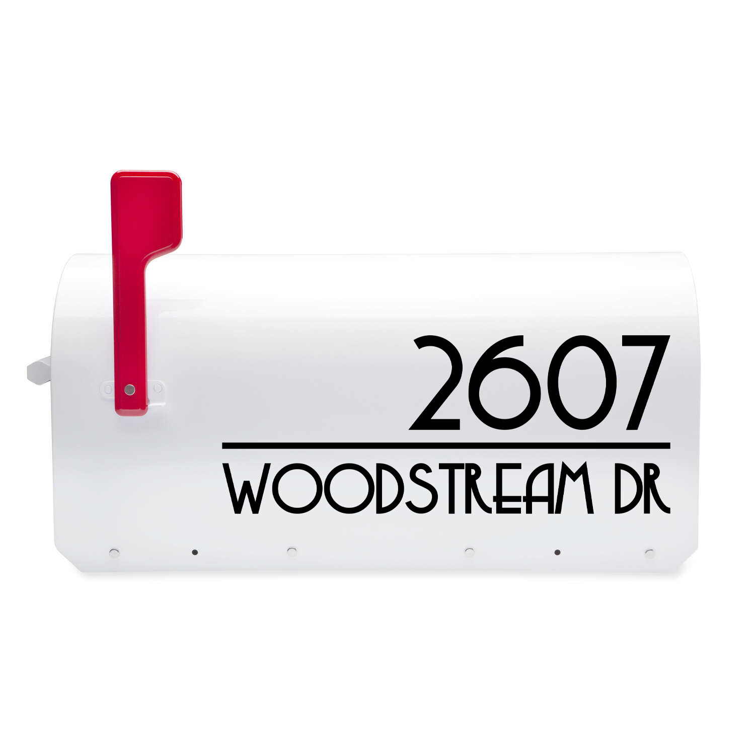 3-pack Mailbox Numbers and Address Vinyl Decals – Street Home – Die Cut COPA