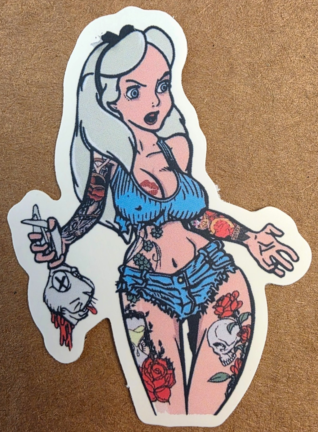 Halloween Sticker Girl Witch Vampire Ghost Zombie Bunny Punk Comic Anime Manga
