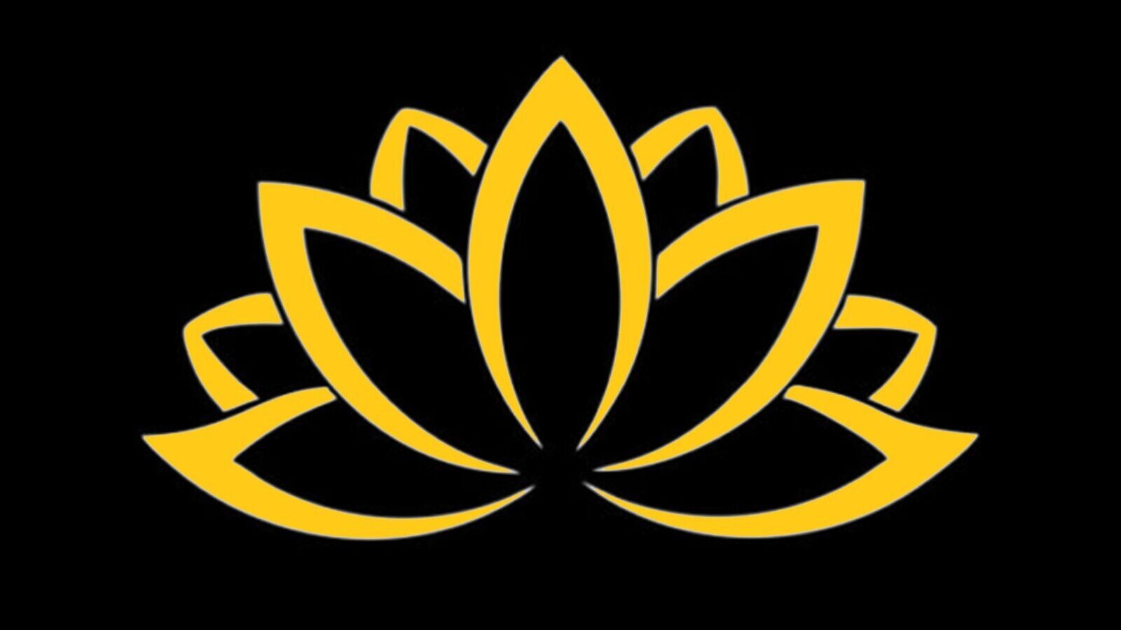Lotus Flower Silhouette Vinyl Decal Car Self Love Water Bottle Boho Sticker-