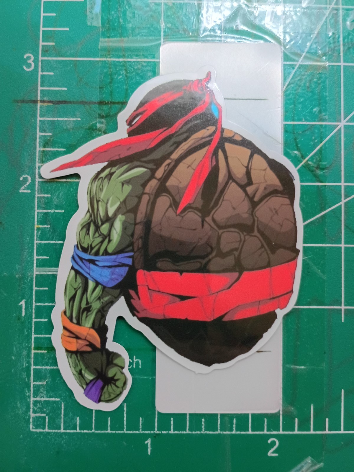 TMNT STICKER X VYNIL HIGH GLOSS DIECUT STICKER X 3X2 INCHES STICKER X LAST RONIN