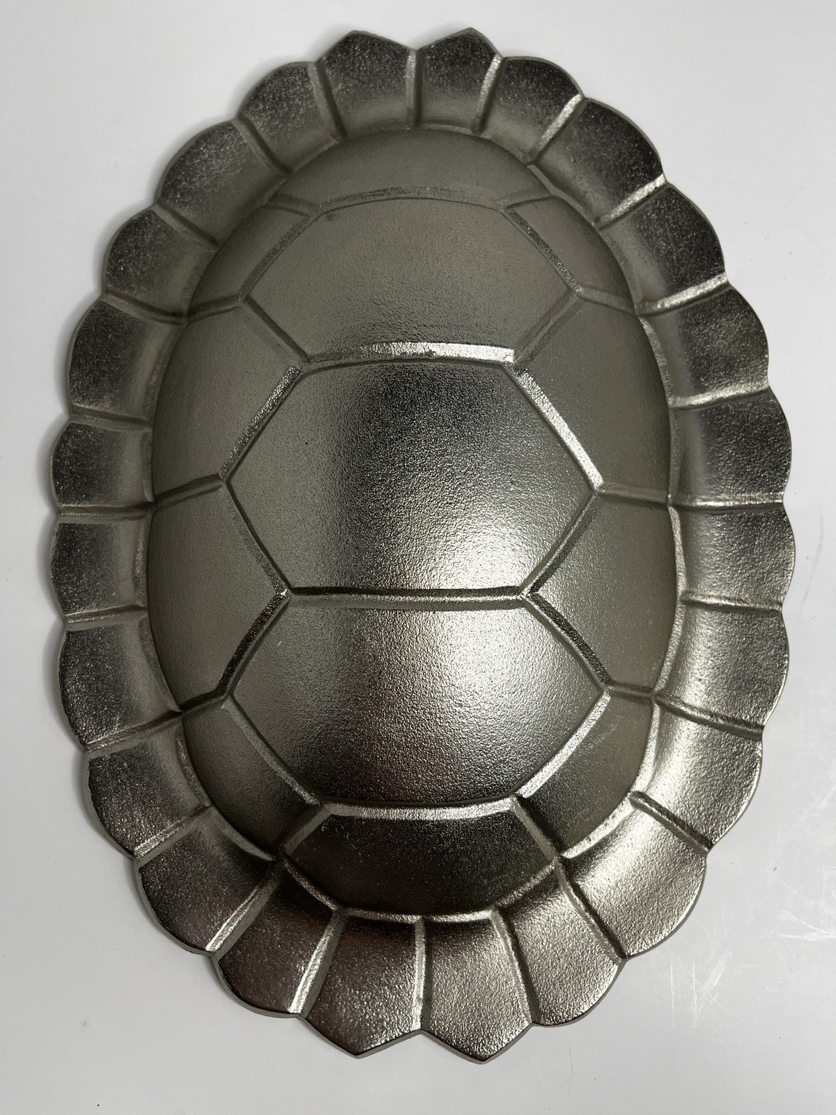 Vintage Shell Wall Decor Silver Toned Heavy Metal 15" Art Tortoise 2 Available