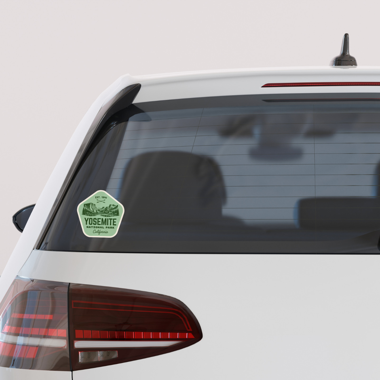Yosemite National Park Sticker Retro California Travel Vinyl Decal Badge
