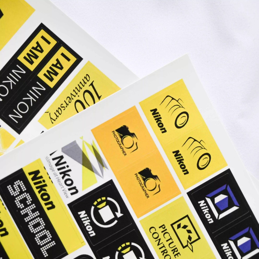 For Nikon Camera Sticker Lens Hood Decorative Sticker label