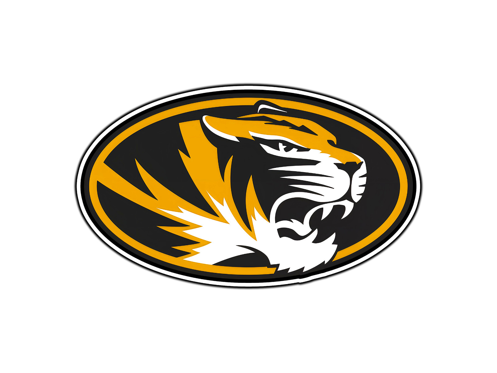 #335 Missouri Tigers Mascot Logo #2 Waterproof Vinyl Sticker Decal Die-Cut