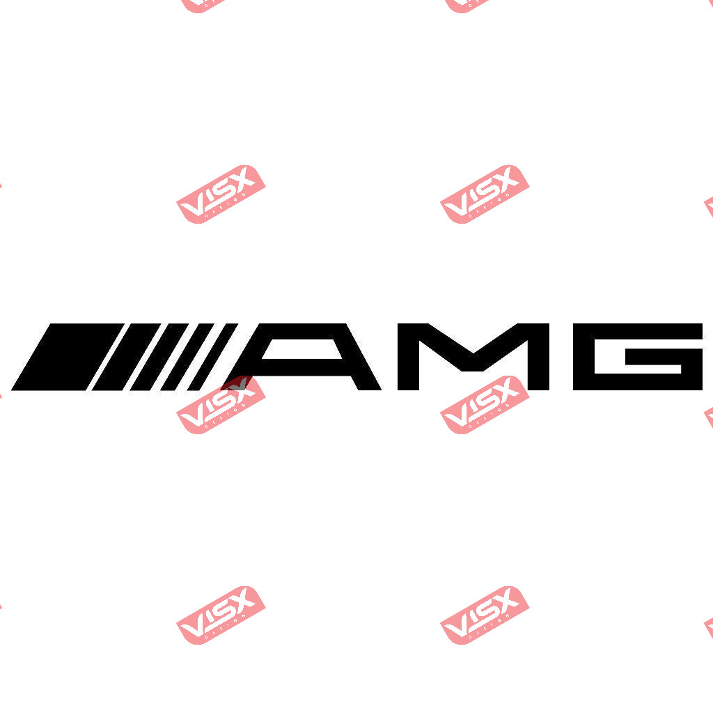 AMG Decal Sticker Kit Vinyl Bumper Accessory Car Auto Racing Graphic Emblem Trim