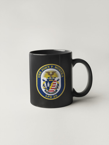 LPD-26 USS John P. Murtha Badge Sticker Decal San Antonio Class