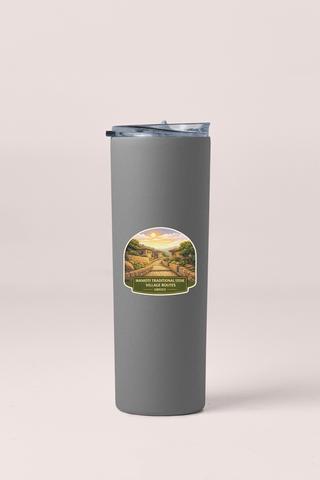 Hanioti Traditional Stone Greece Sticker Decal Vinyl Die-Cut Heritage