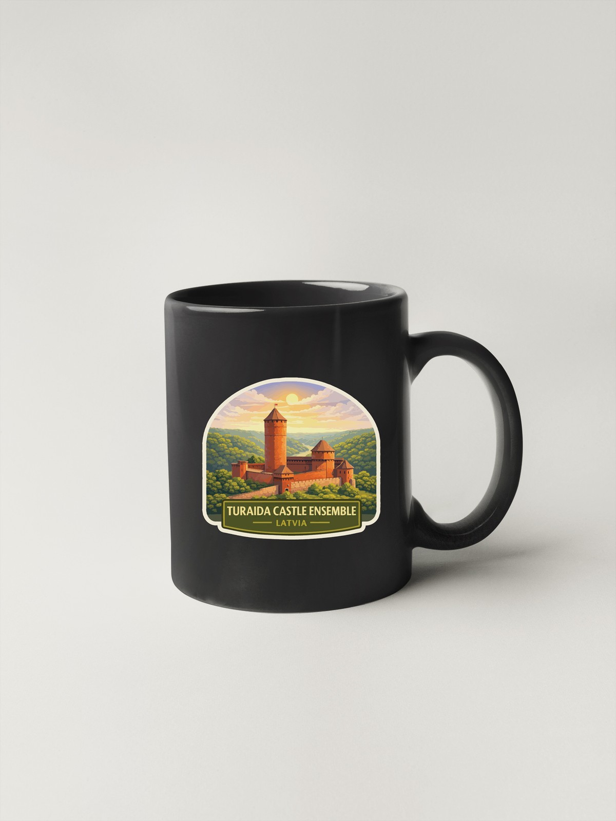 Turaida Castle Ensemble Latvia Sticker Decal Vinyl Die-Cut World Heritage Sites