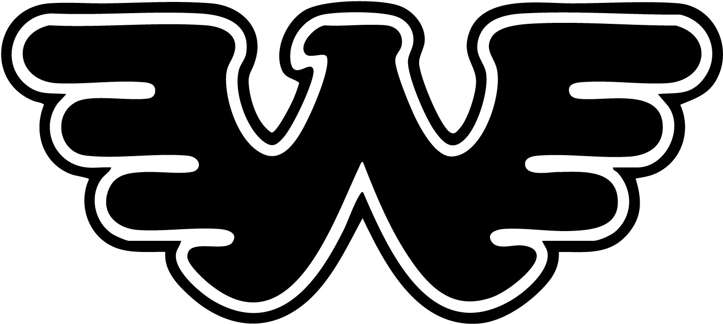 Waylon Jennings W VINYL DECAL country, guitar, car, window, laptop, music