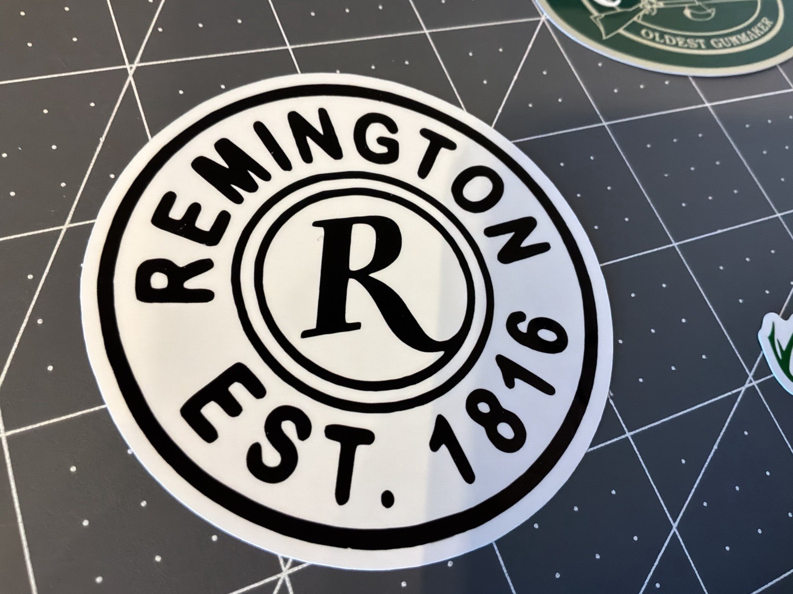 Remington Firearms Stickers 3 Sticker Lot 3” And 4”