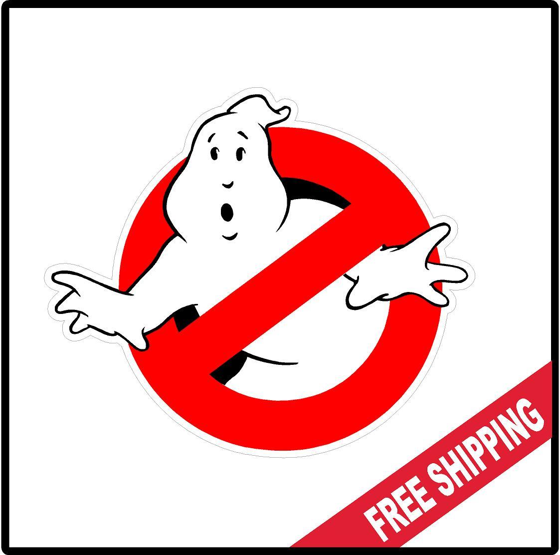 Ghostbusters Vinyl Wall logo Decal Sticker Paranormal Ghost Various Sizes
