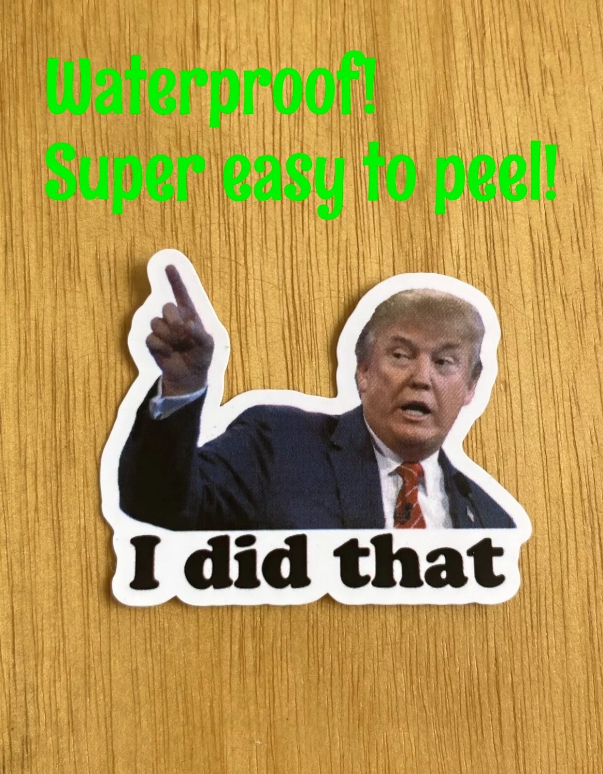 Trump I DID THAT Stickers Decals Car Gas Pump Stickers Station 2" Stickers
