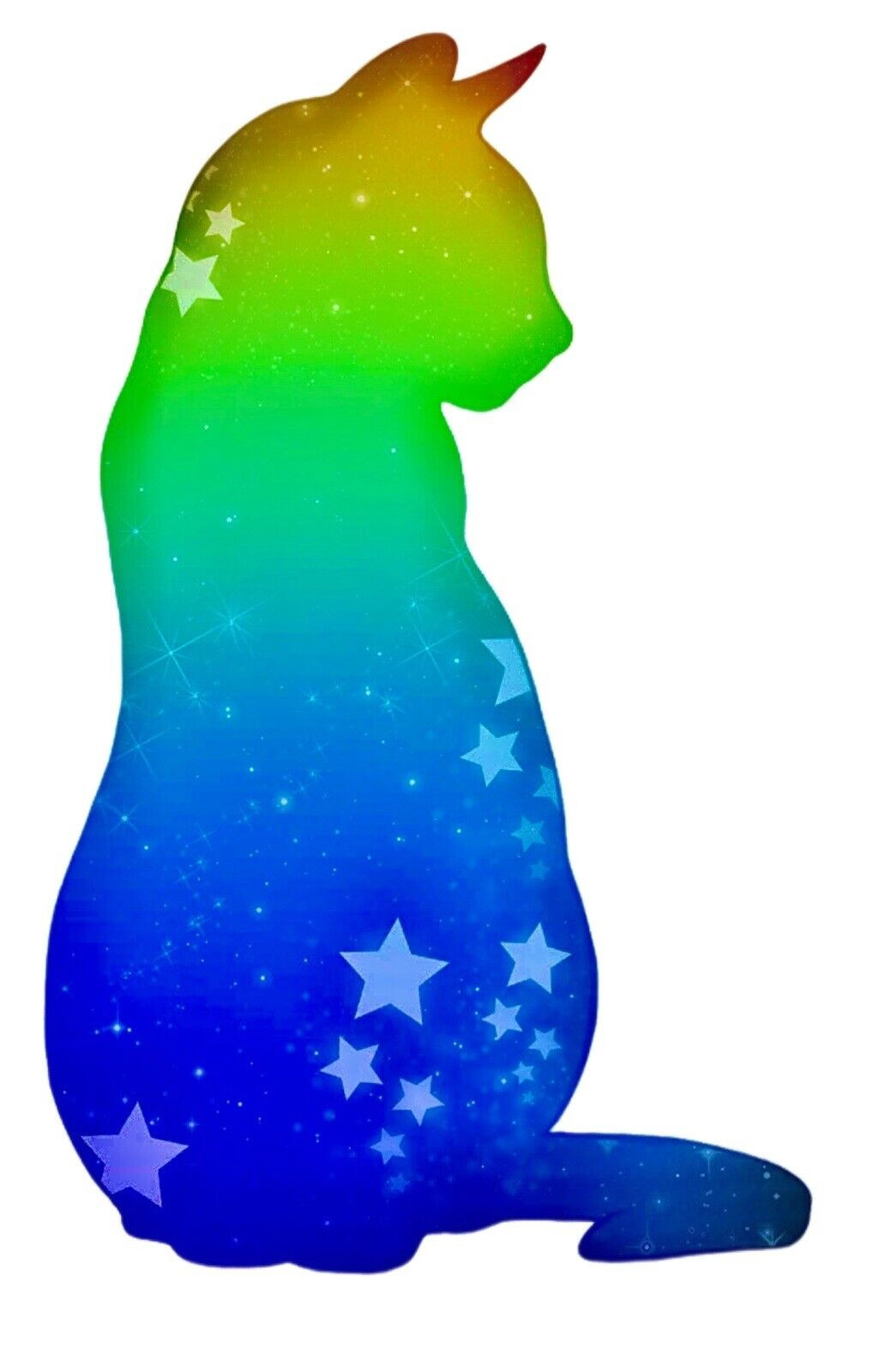 Galaxy Cat Sticker Decal