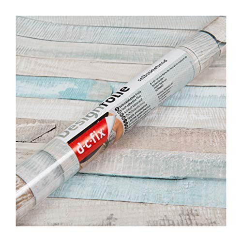 346-0644 Decorative -Adhesive Film, Beach Wood, 17" x 78" Roll