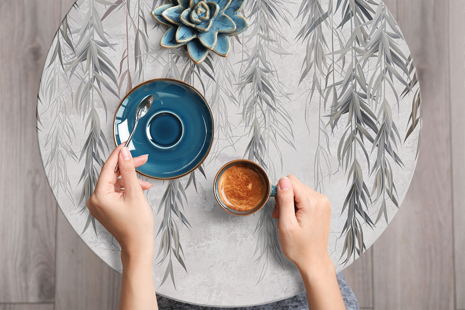 Worktop Covering Stickers Self Adhesive Vinyl Wrap Willow loft grunge 100×50