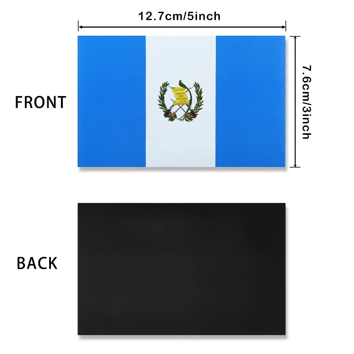 Guatemala Guatemalan Flag Magnet Decal For Car SUV Truck 3×5 Inch 3 PCS Bumper