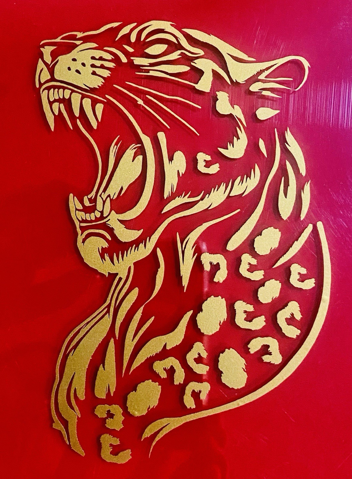 Aztec, Maya Ocelotl, Jaguar Sticker, Decal Vinyl, Mexico, Azteca