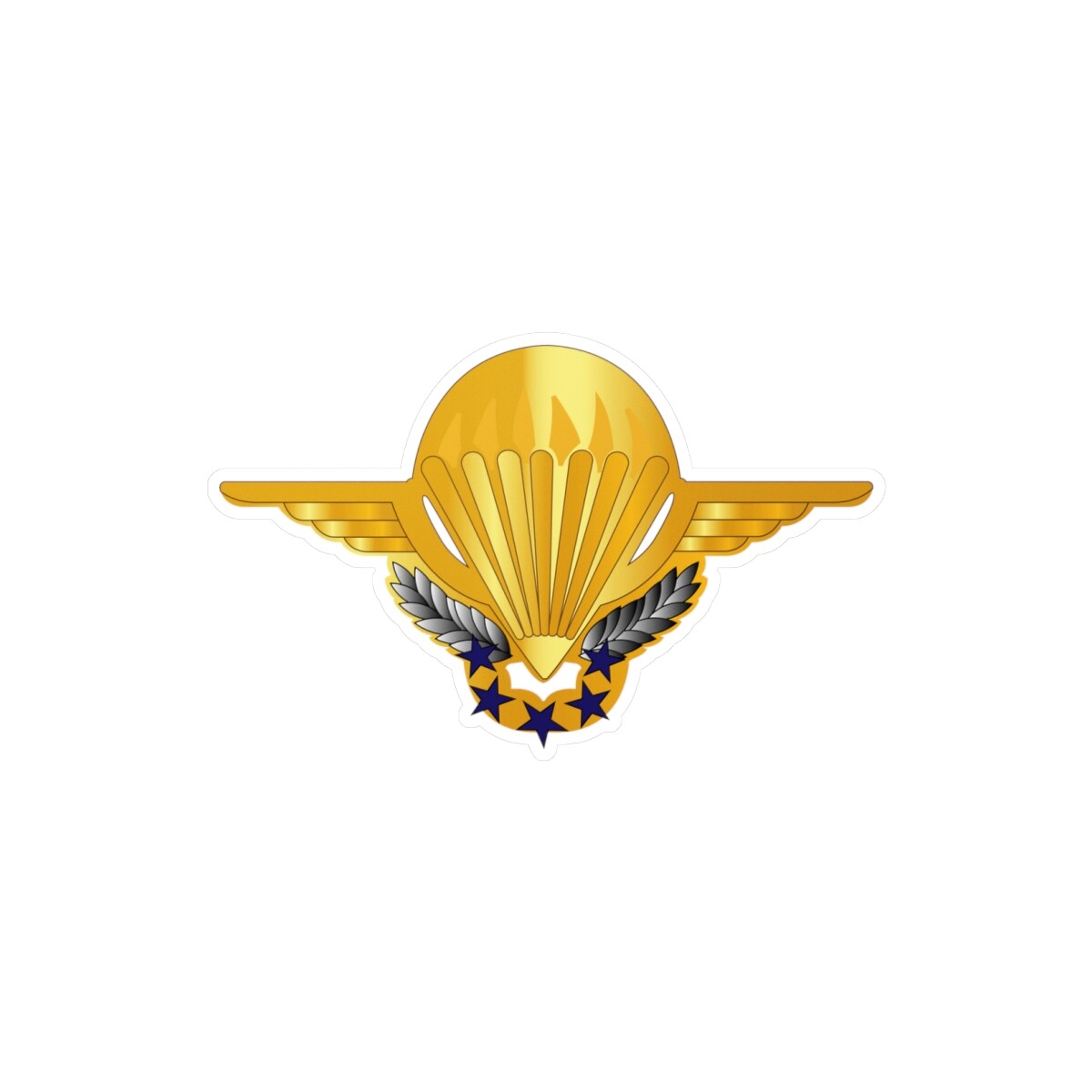 Kiss-Cut Vinyl Decals – France – Airborne – Commando Parachute Group wo Txt