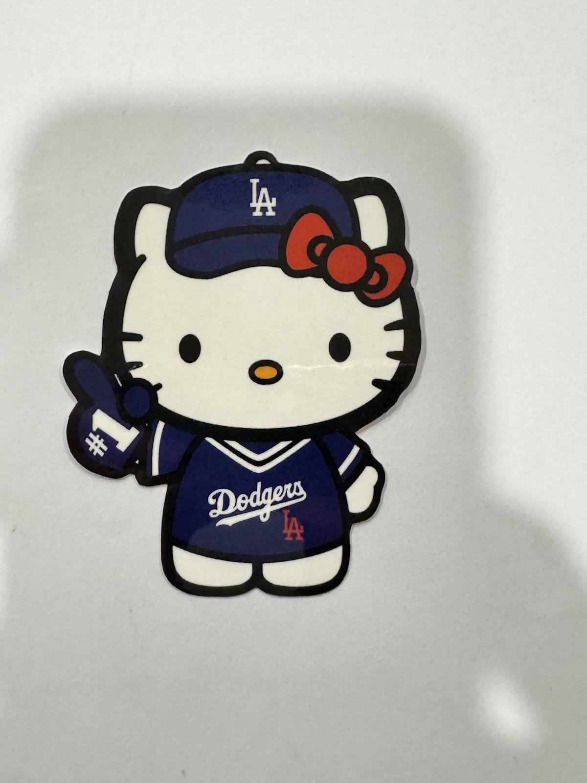 Hello Kitty x LA Dodgers sticker Los Angeles logo cell laptop bumper vinyl decal