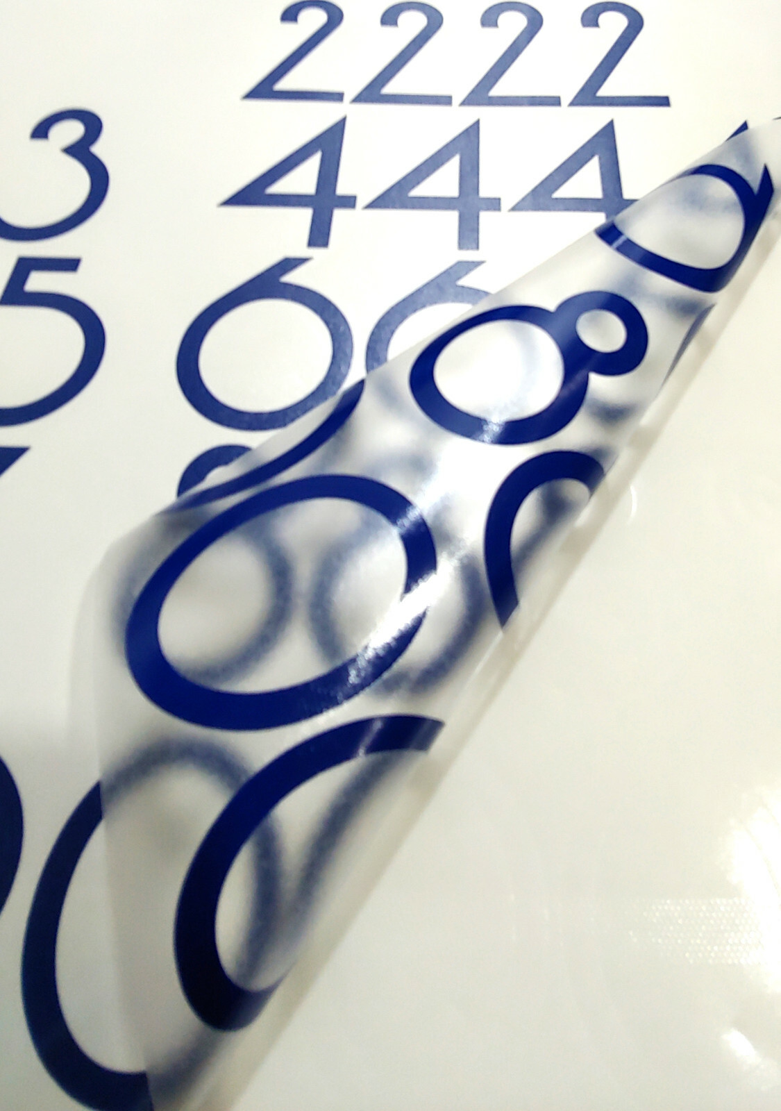 Lot of 40 Modern Self Adhesive Vinyl Mailbox Numbers Decals,door,box (Vonique)