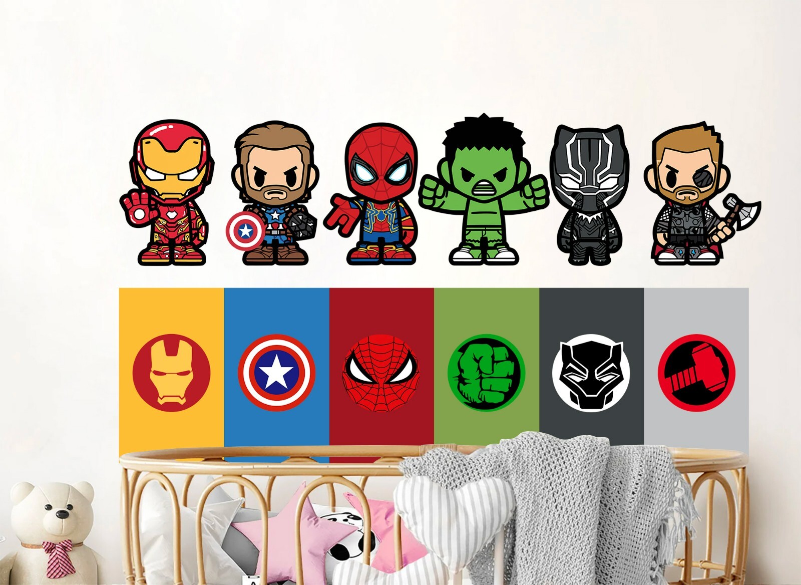 Avengers Logo Superhero age of ultron Boys Room Decoration Wall Decal Sticker