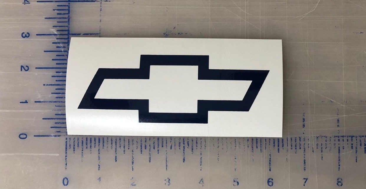Chevy Bowtie Decal Many Sizes Auto Window Bumper Laptop Mug Chevrolet Truck Car