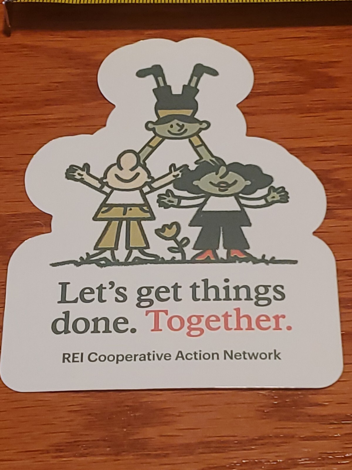 Let's Get Things Done Together. Love of Outdoors co/op Decal Vinyl Sticker