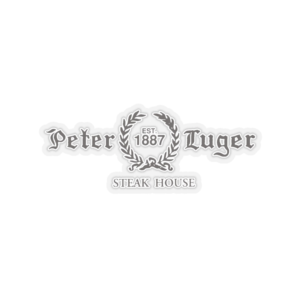 Peter Luger New York City Steakhouse Restaurant Kiss-Cut Stickers