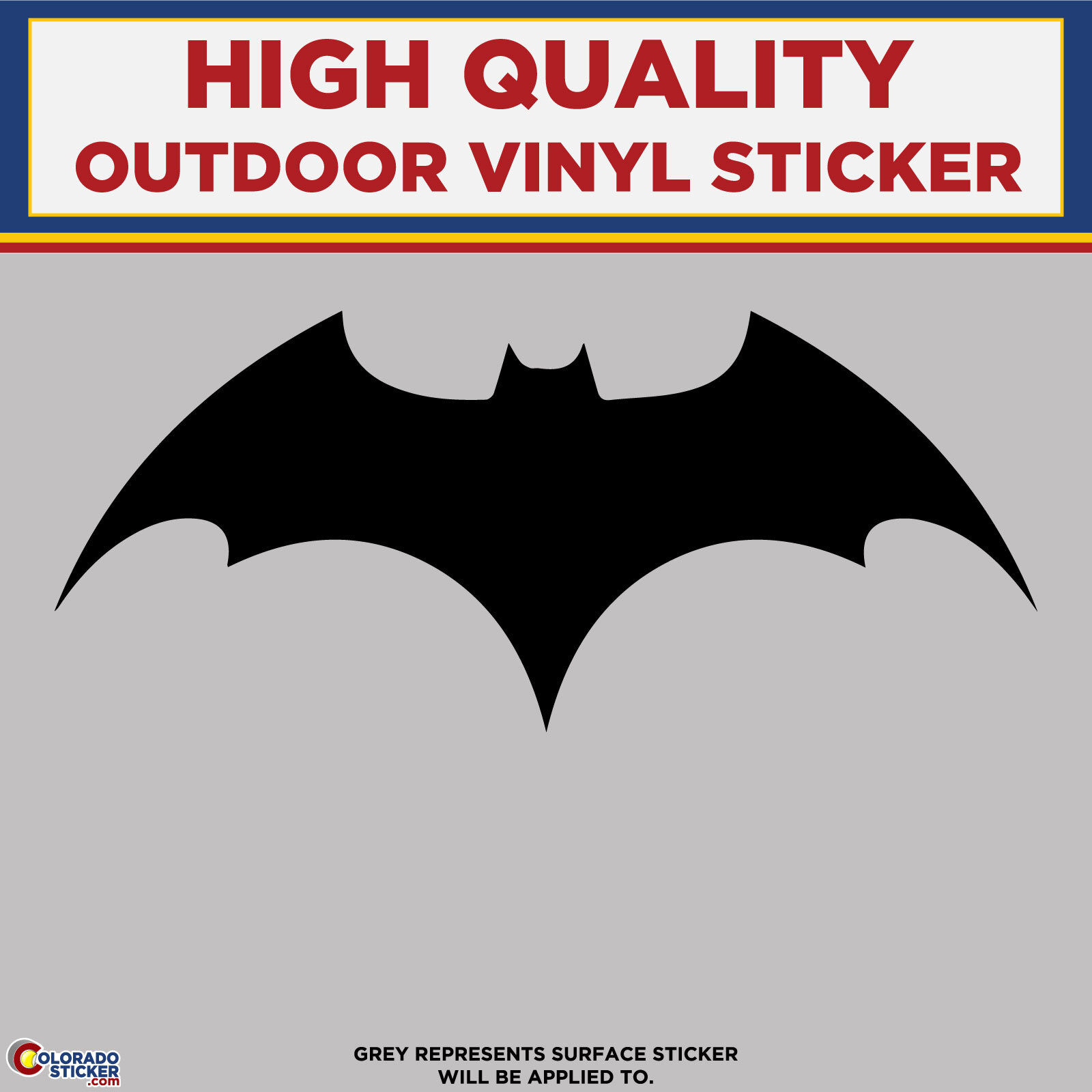 Batman Die Cut, High Quality Vinyl Stickers