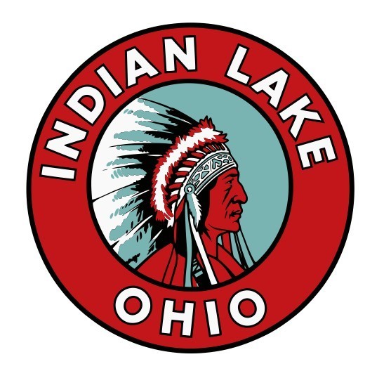 Indian Lake, Ohio Vintage Style Sticker Decal R8603