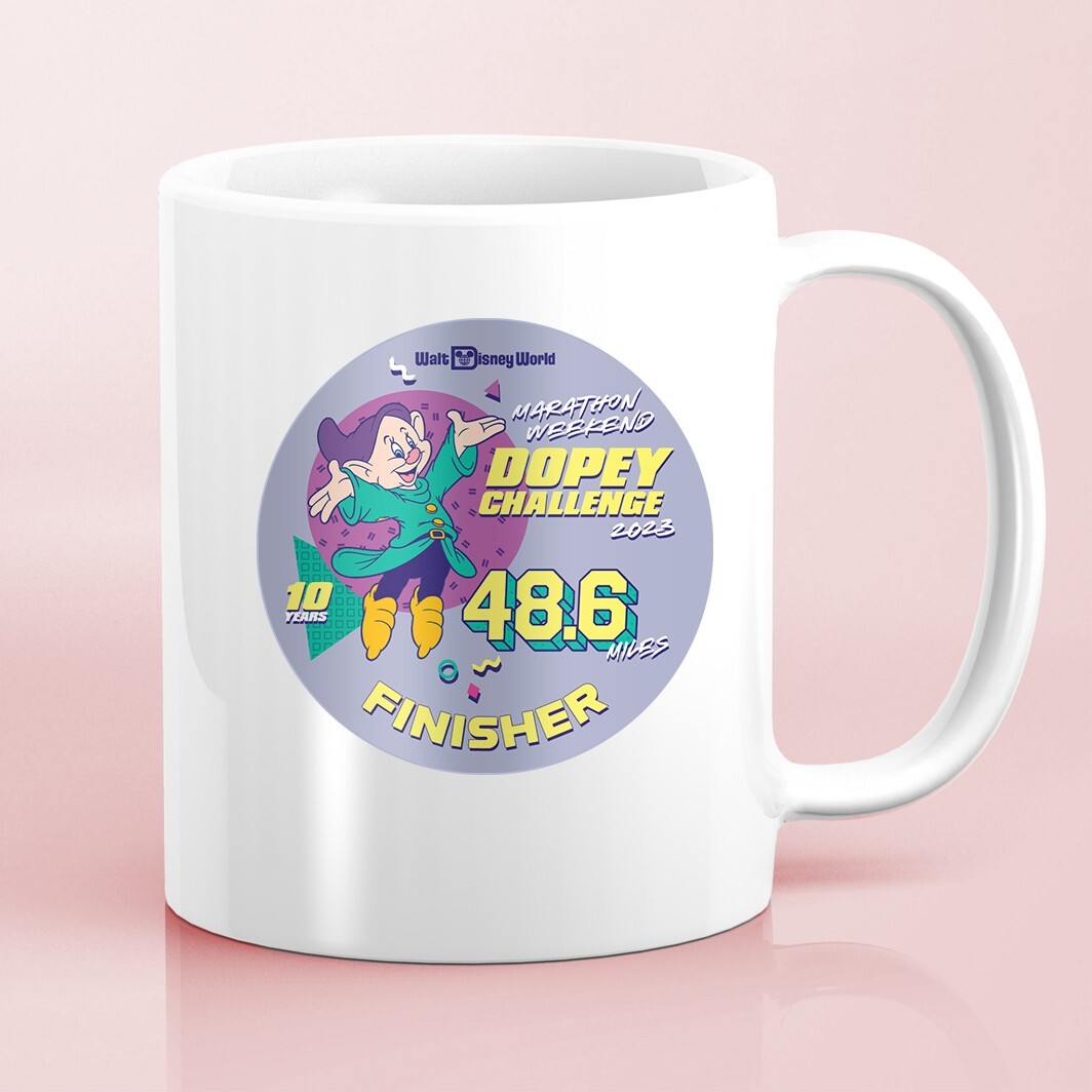 RunDisney Marathon Weekend 2023 Dopey 48.6 FINISHER Water Bottle Sticker