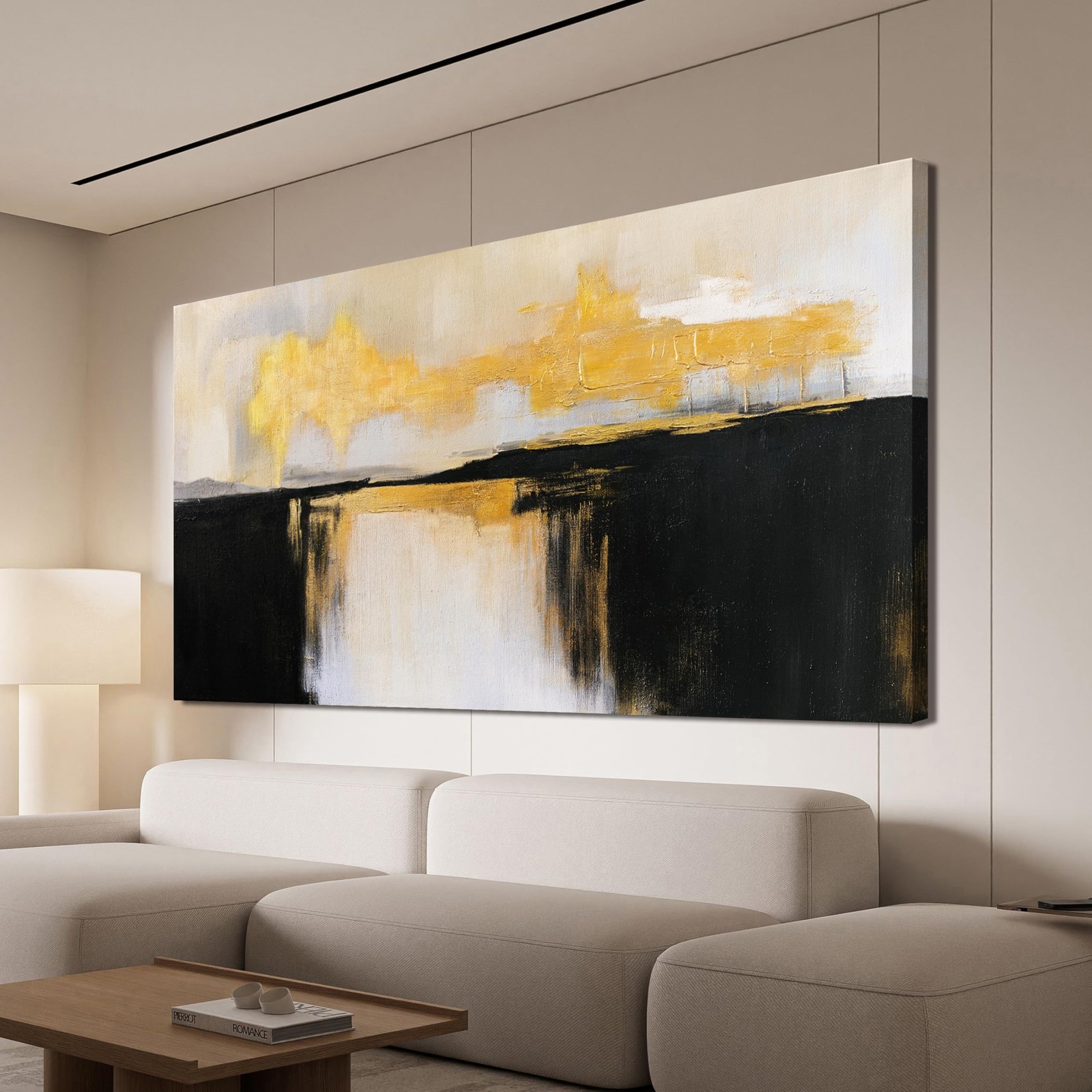 Canvas Wall Art Decor Large Wall Art Pictures For Living Room Black and Gold …