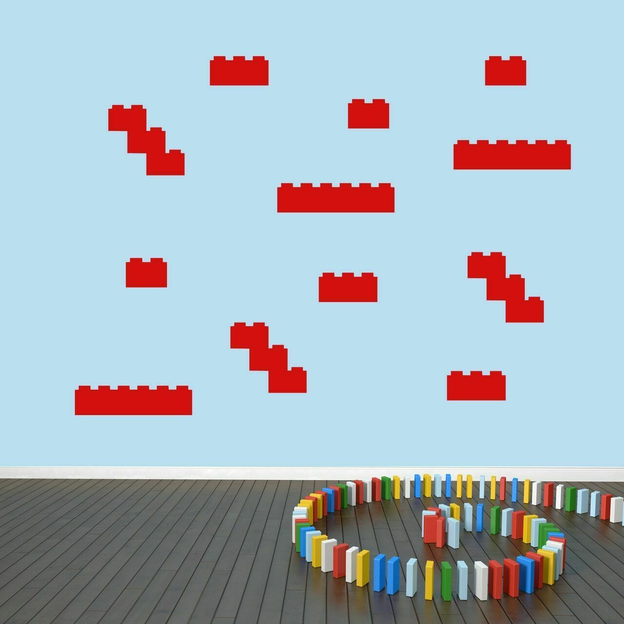 Blocks Wall Decal Pack – Blocks Legos Building Kids Nursery Wall Art Decals