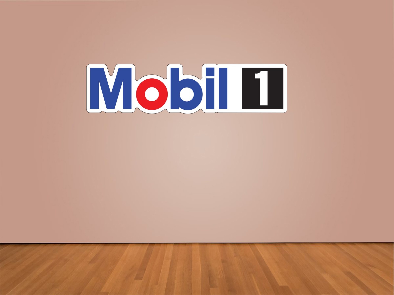 Mobil1 Oil Racing Indoor Wall Vinyl Decal Sticker 5"-52" Mobil 1 mobilgas gas