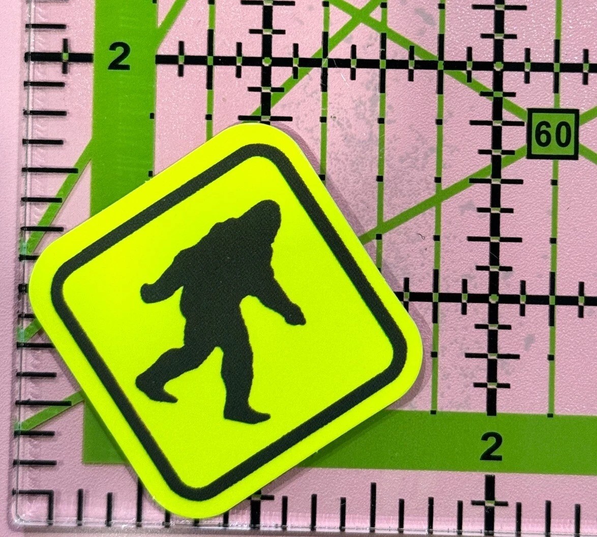 CAUTION MONSTER Funny Warning Sticker – Vinyl Decal Sticker Bomb Monster Madness