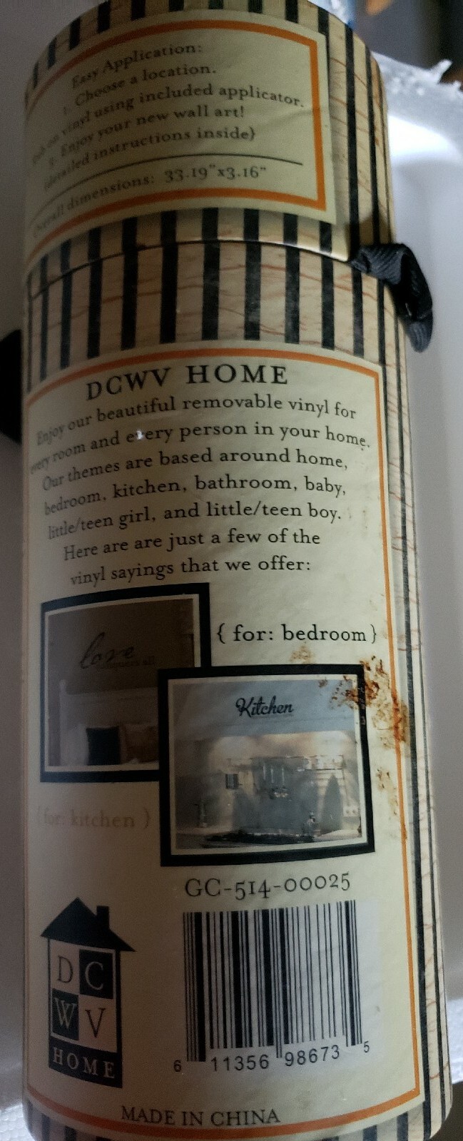 DCWV Home Removable Vinyl Lettering Happy Halloween