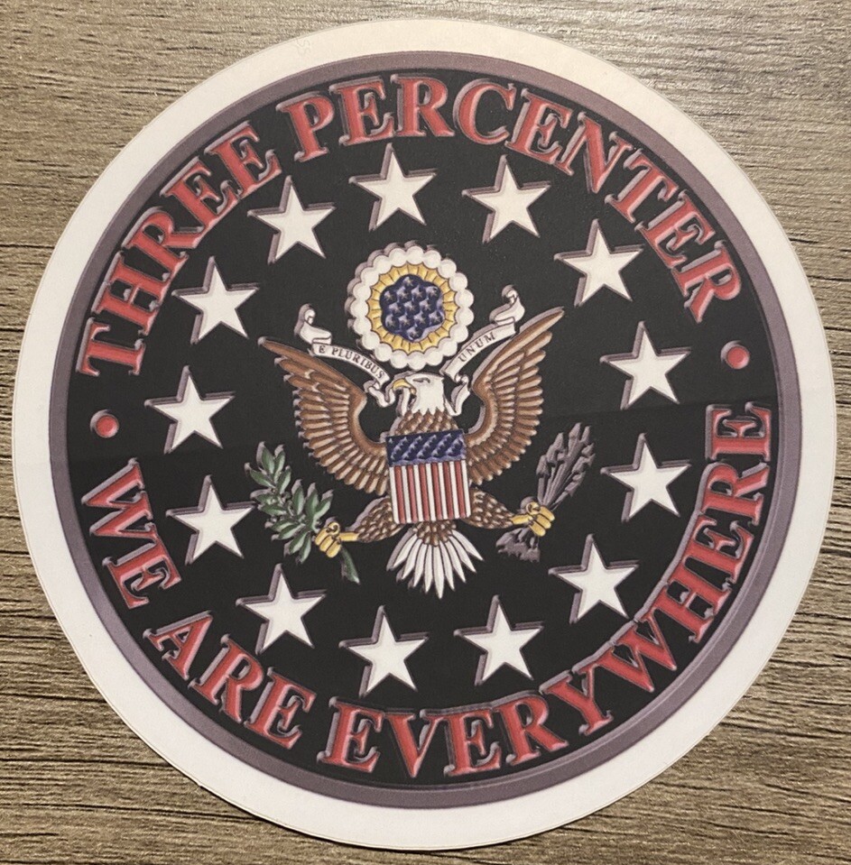 Americana 3 Inch Stickers