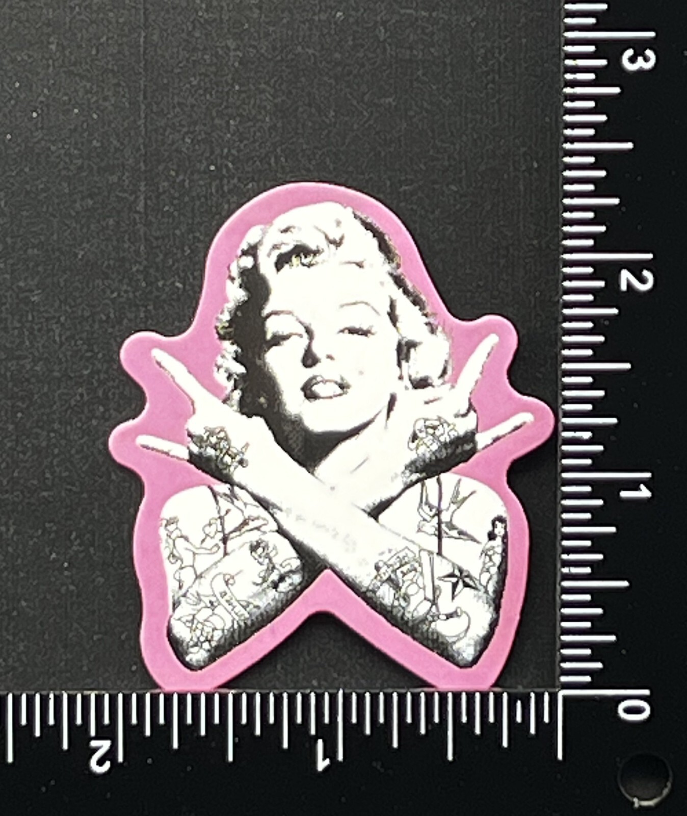 Marilyn Monroe – Rock On – Vinyl Sticker – Heavy Duty