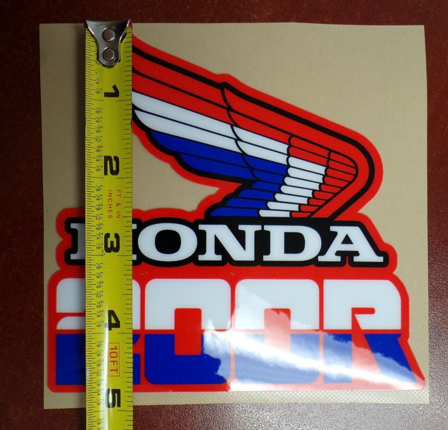 HONDA 200R FUEL TANK GASTANK DECAL FUELTANK MADE IN AMERICA USA STICKER *BLEM*