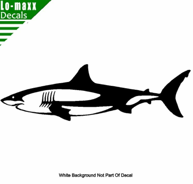 Shark Unique Custom Graphic Design Durable High Performance Die Cut Vinyl Decal