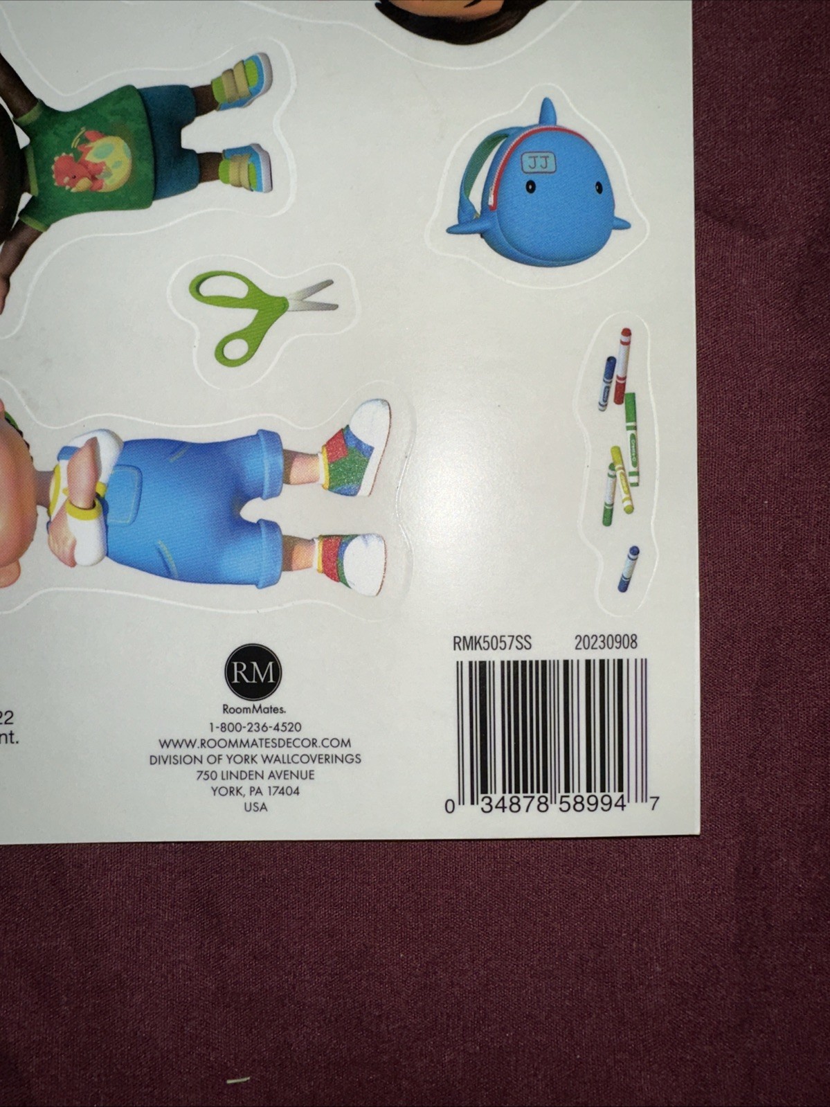 16 Cocomelon Wall Decals 2022 Moonbug Kids Room Decor Baby Toddler Nursery Gift