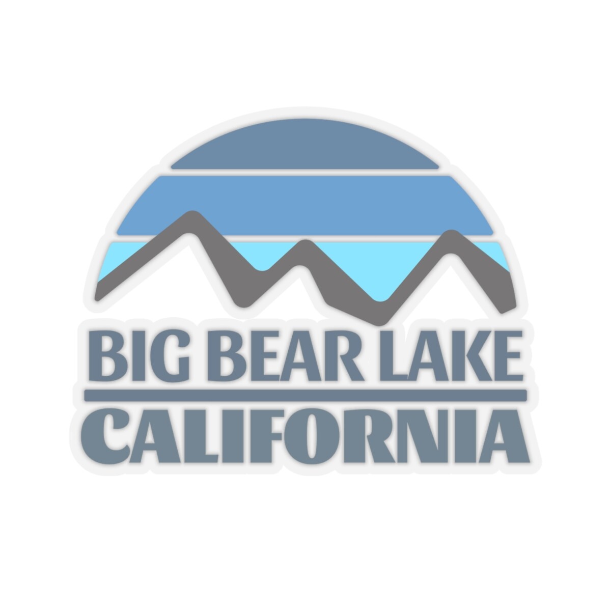 Big Bear Lake, California – Kiss-Cut Stickers