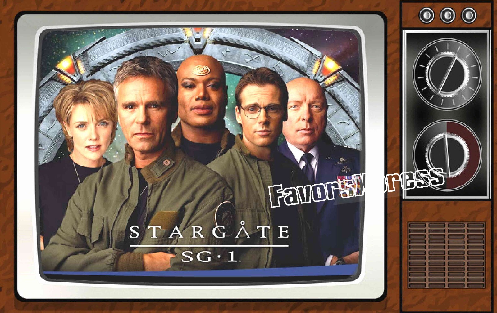 Stargate SG-1 Classic TV Show PHOTO MAGNET 4 X 2.5 INCHES